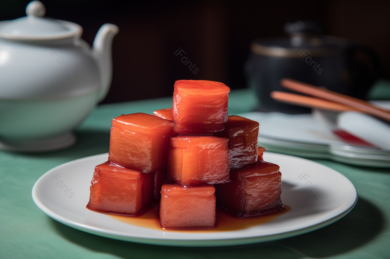 一盘红烧肉红烧五花肉肥肉好吃诱人餐饮美食,高清,摄影图,摄影图片,图片大全,摄影图免费下载